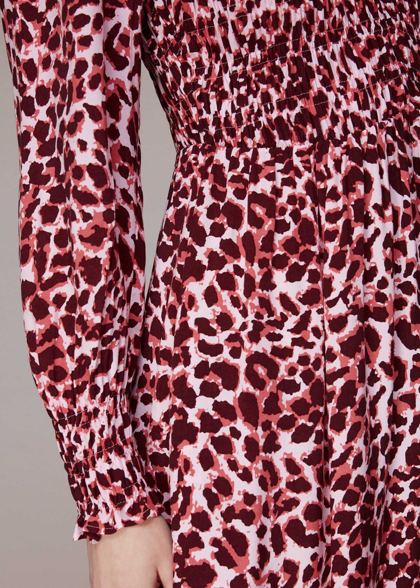 Whistles red leopard print dress best sale