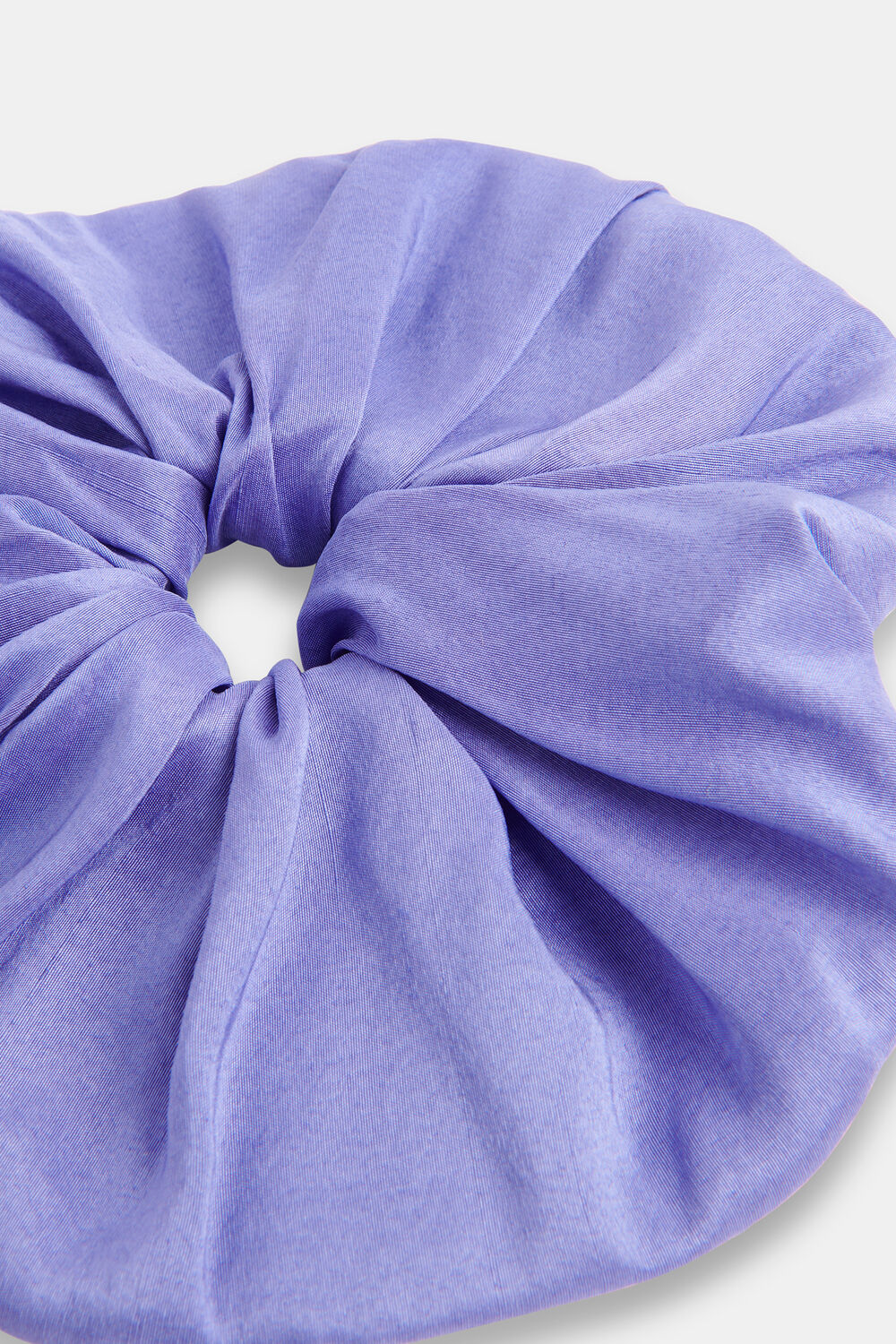 Purple Hai Dupion Scrunchie