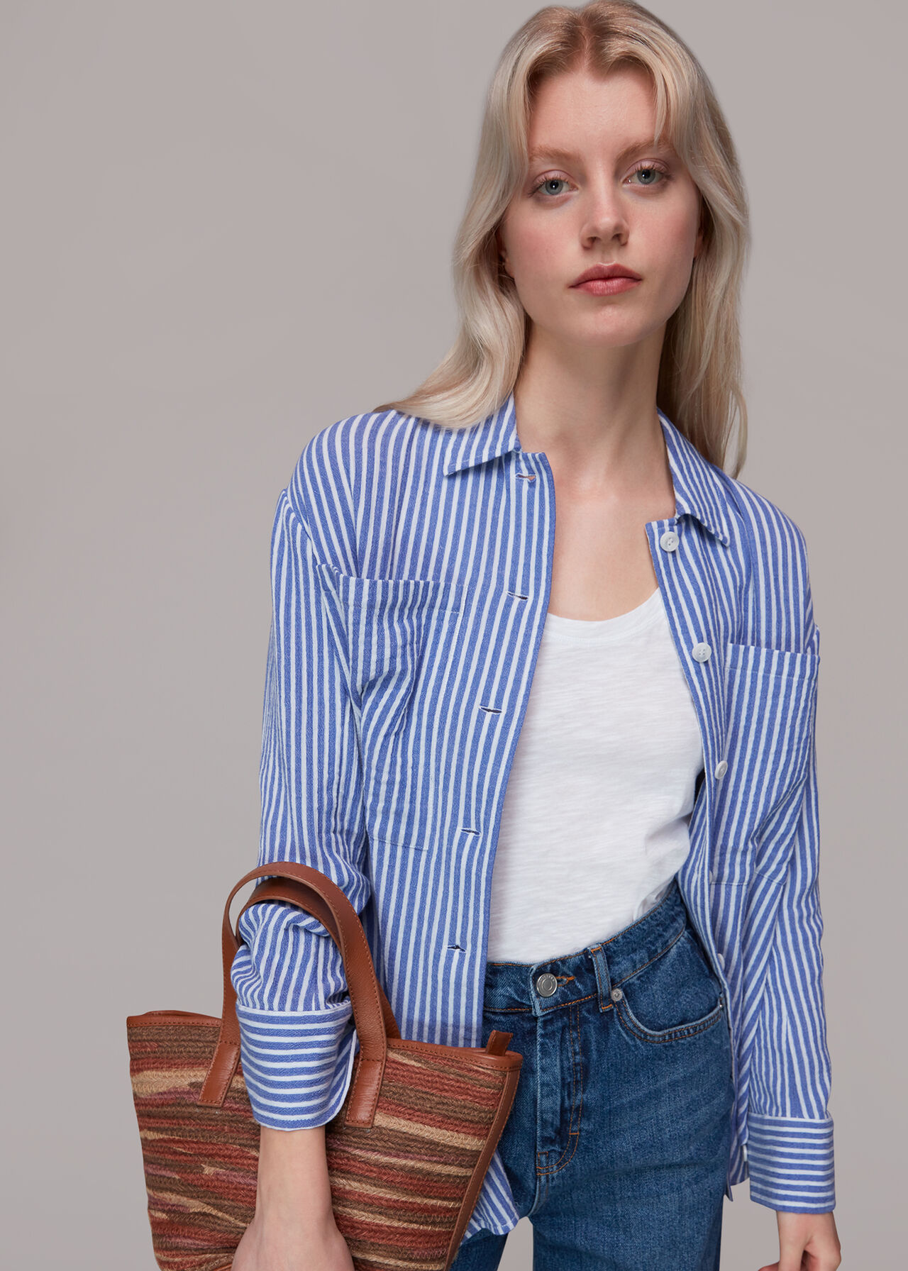 Mollie Stripe Overshirt