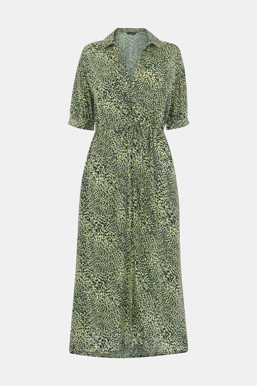 Diagonal Leopard Print Dress