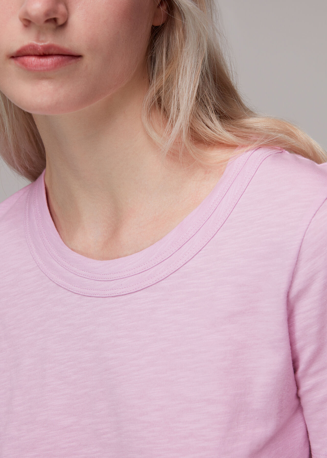 Rosa | | Lilac T-Shirt Trim Double WHISTLES
