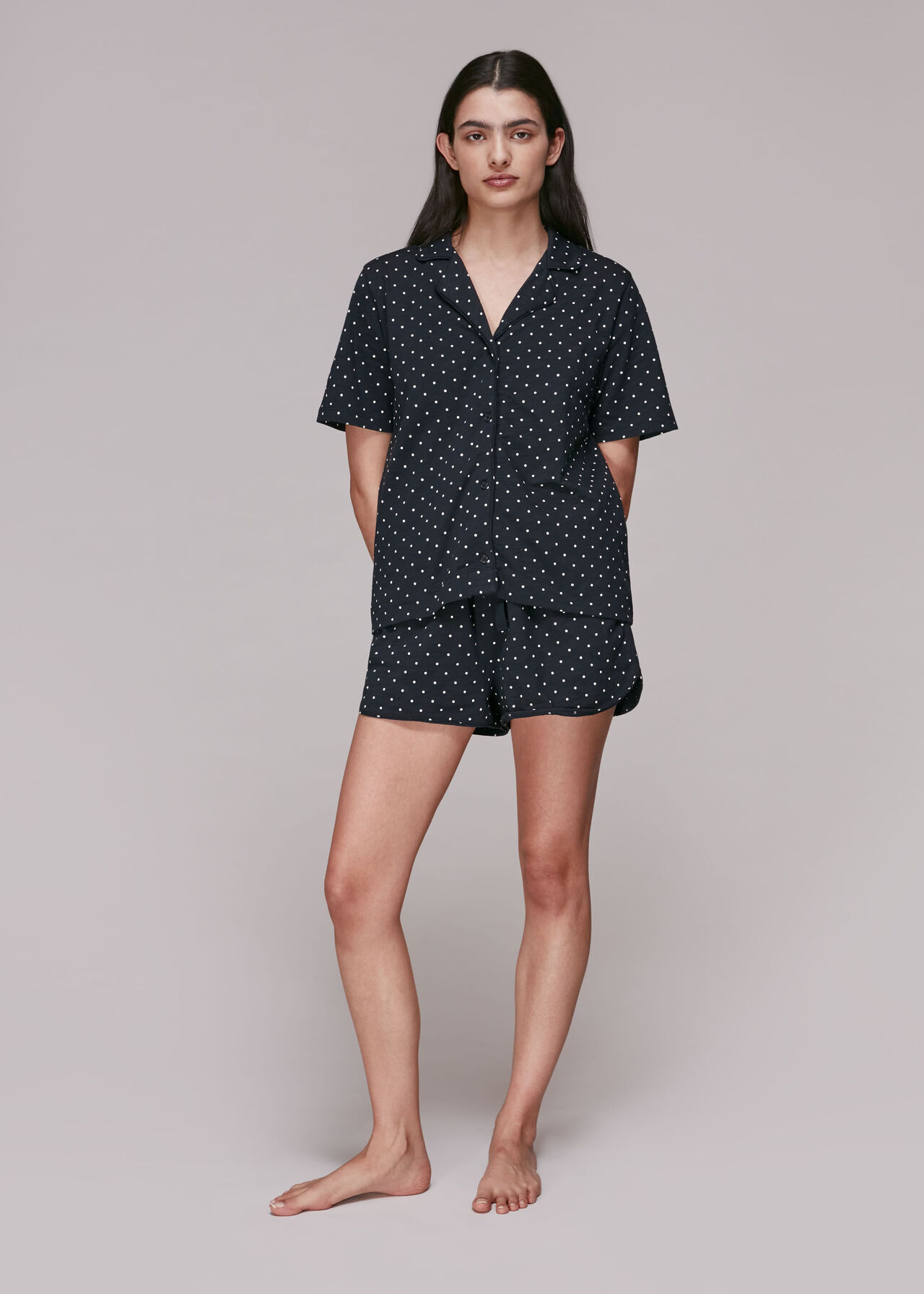 Spot Print Short Pyjamas