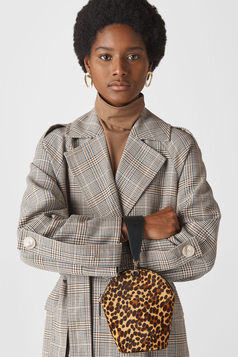 Leonard Leopard Wristlet