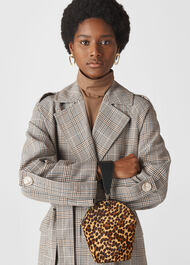 Leonard Leopard Wristlet