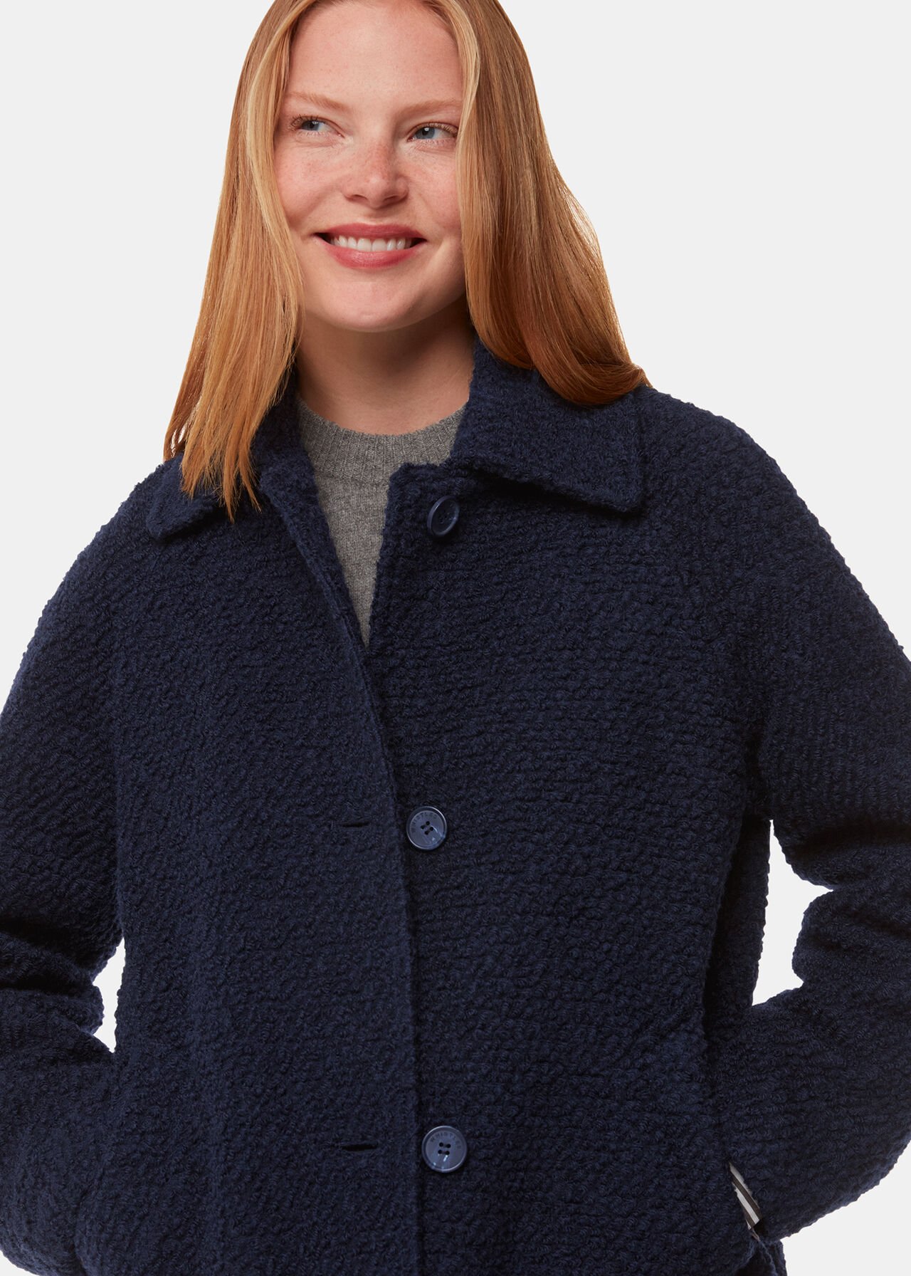 Romy Boucle Coat