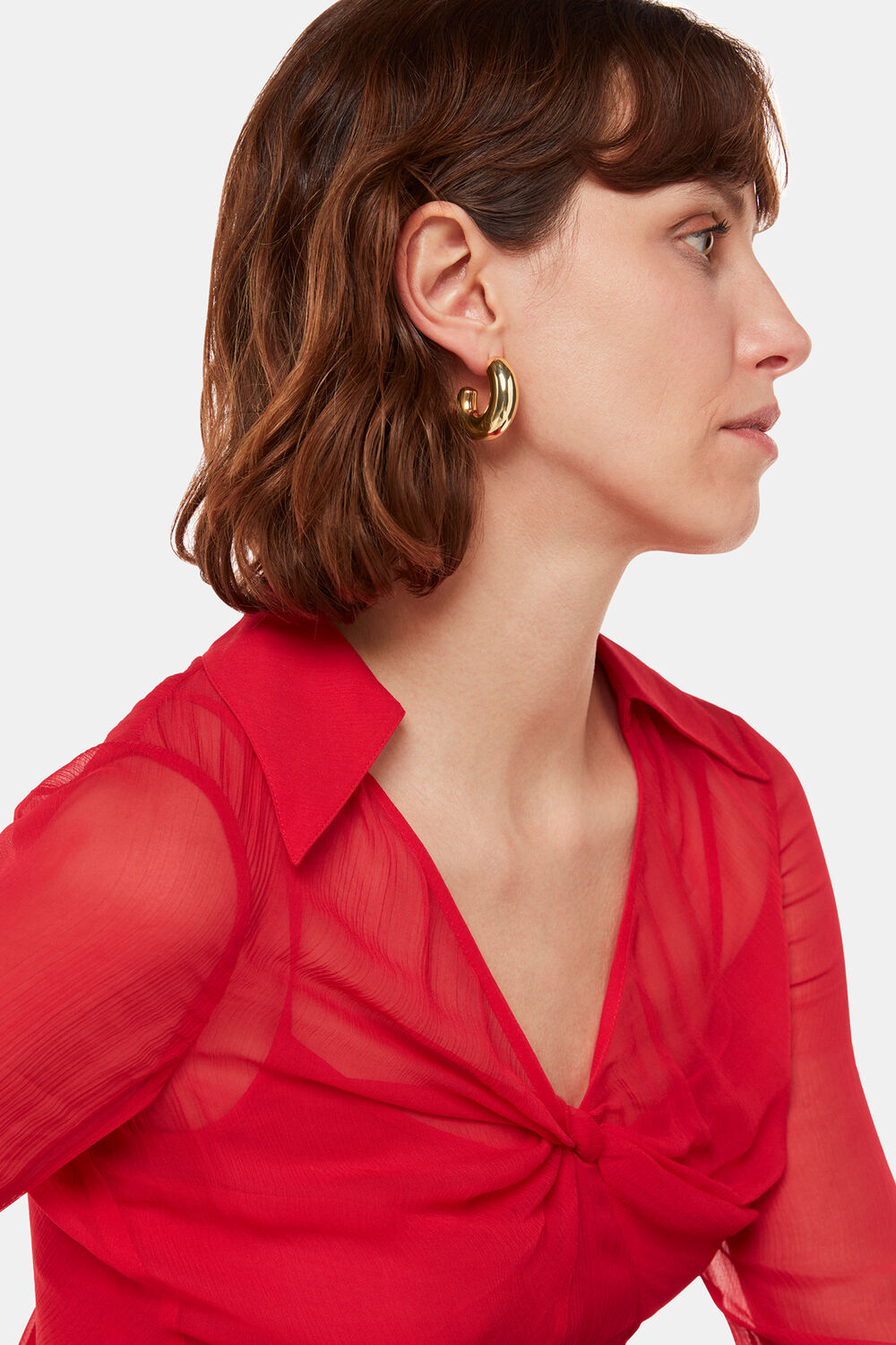 Bulbous Curved Hoop