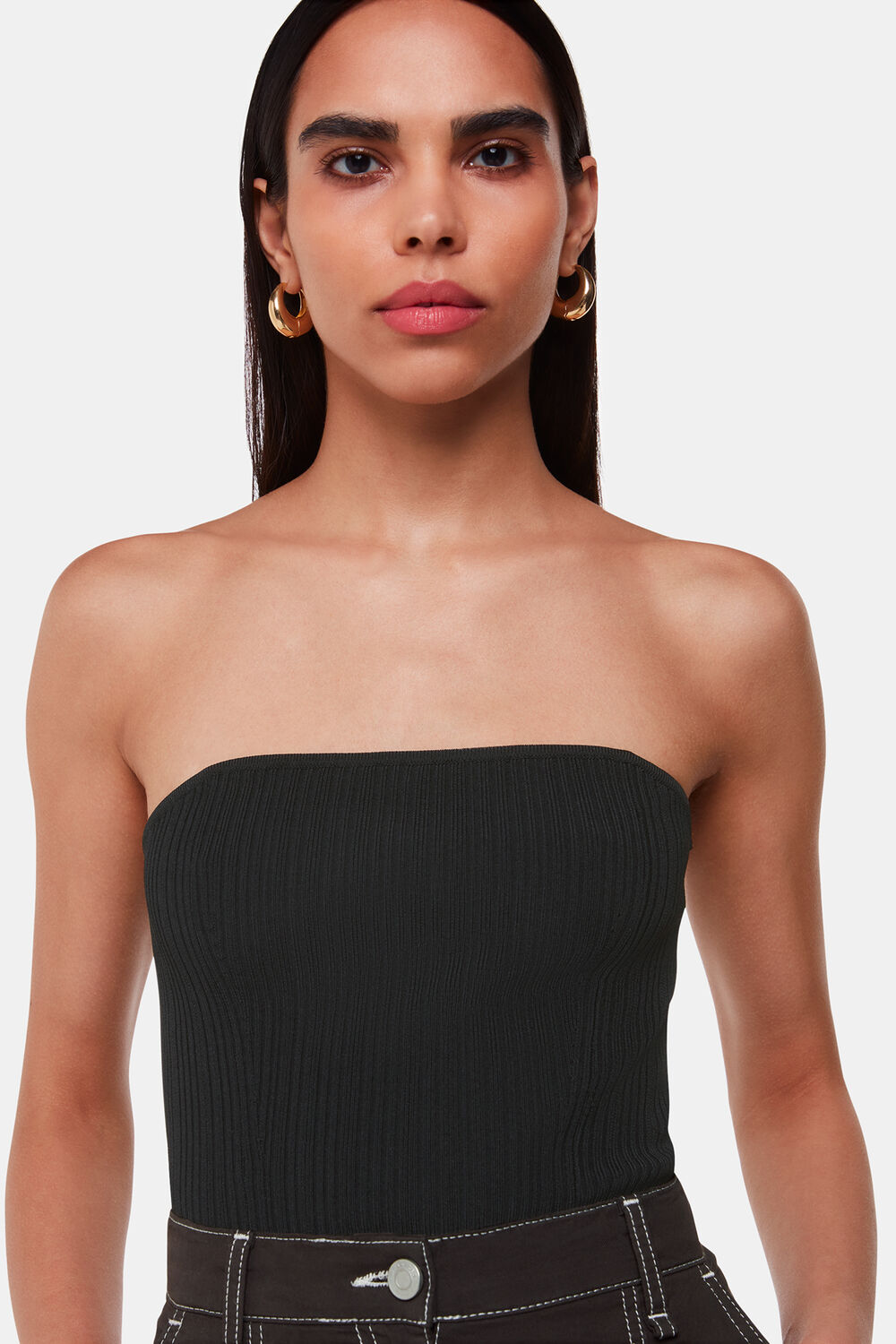Knitted Bandeau Top