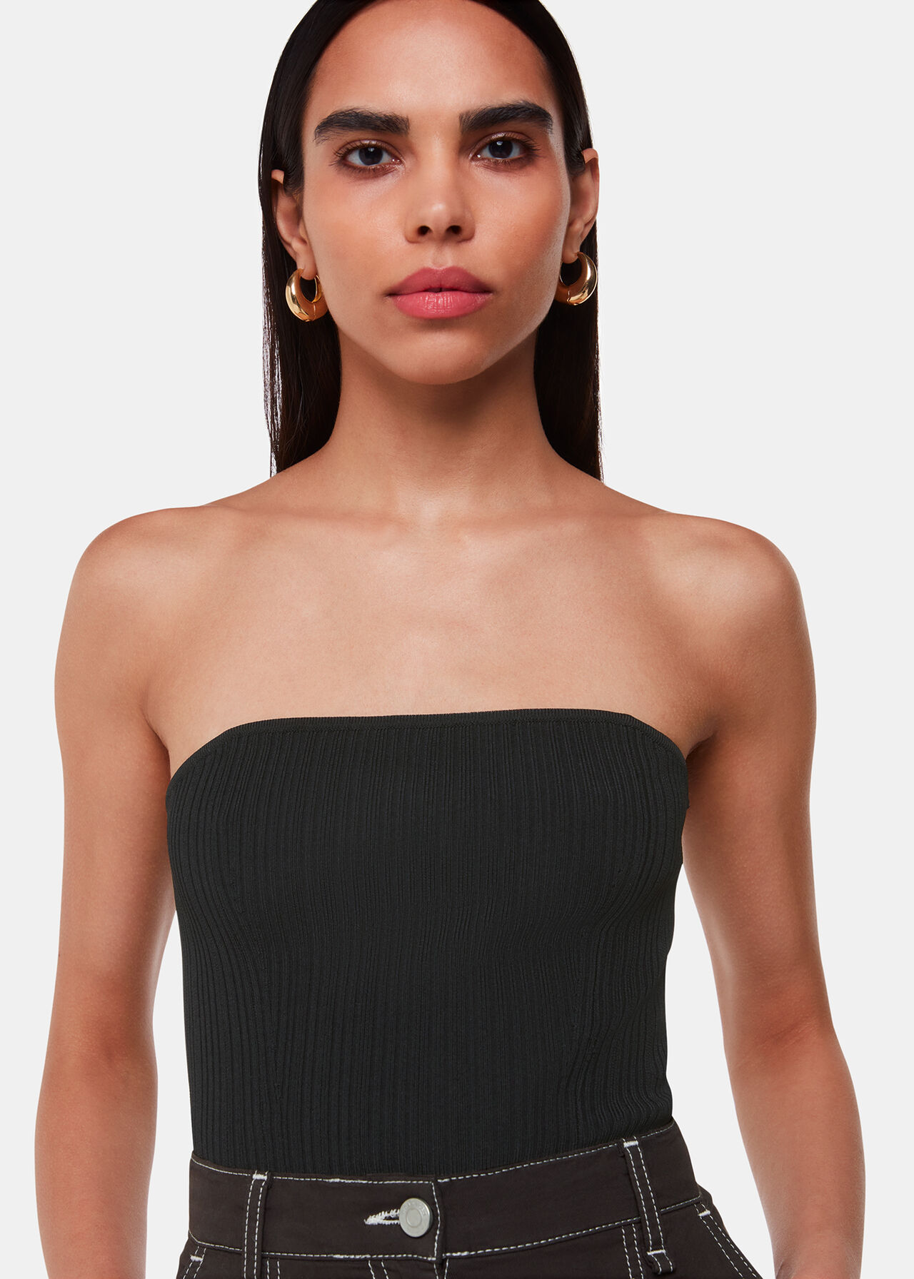 Knitted Bandeau Top