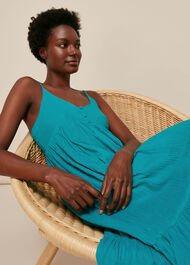 Trapeze Cotton Voile Dress