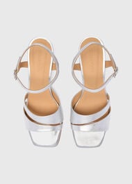 Cutout Block Heel Sandal