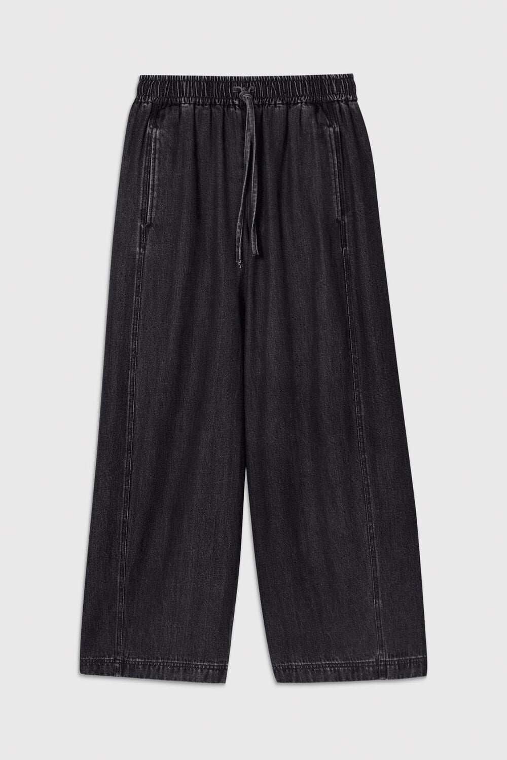 Petite Casual Denim Barrel Trouser