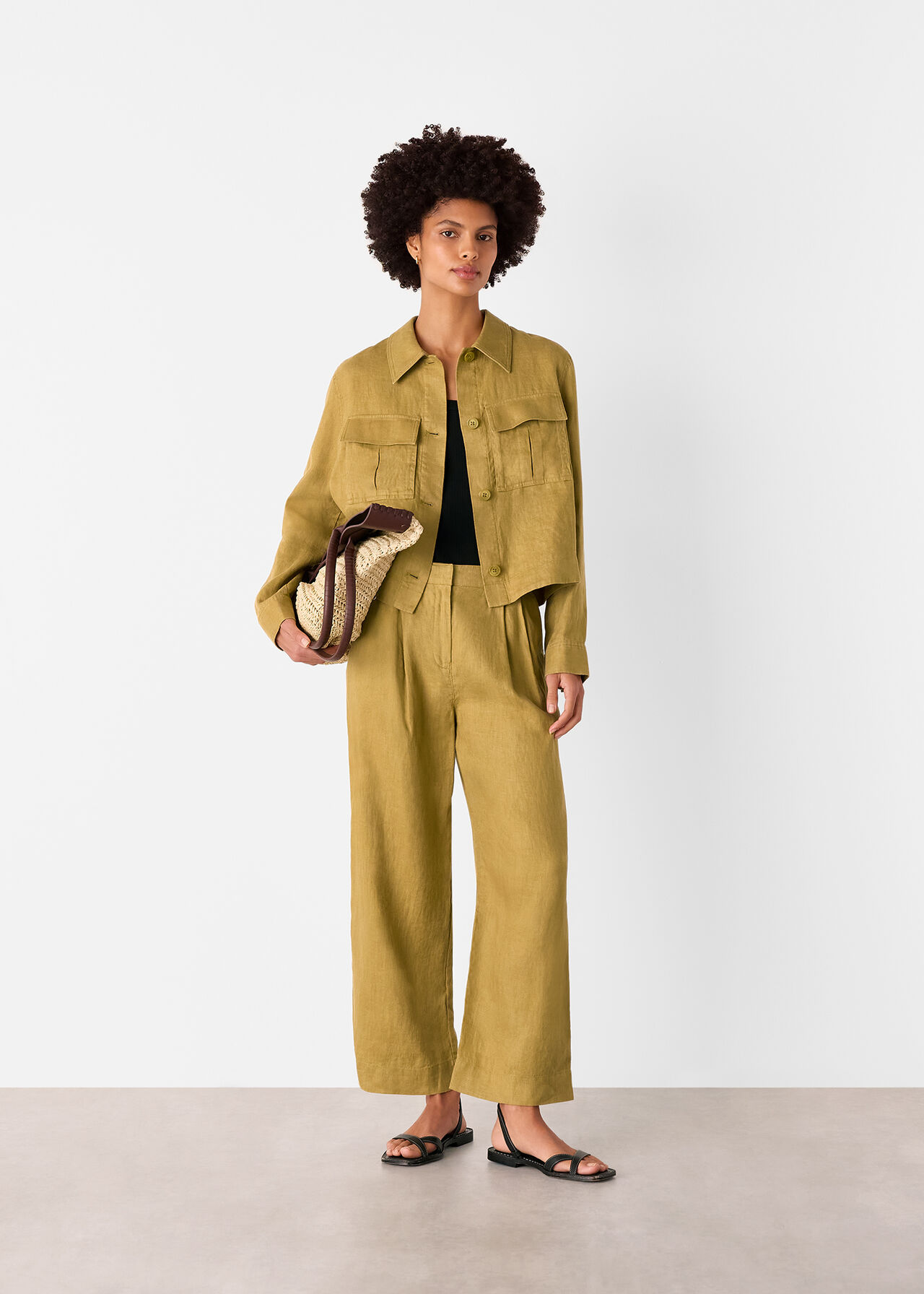 Abby Linen Casual Jacket