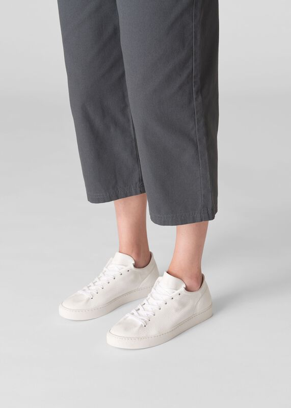 White Folly Unlined Soft Trainer
