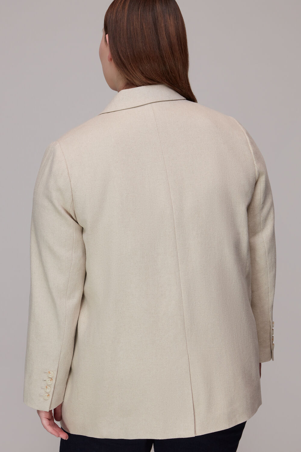 Jade Tailored Linen Blazer