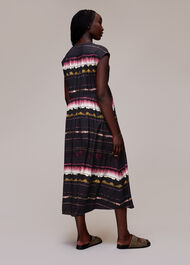 Amelie Shibori Trapeze Dress