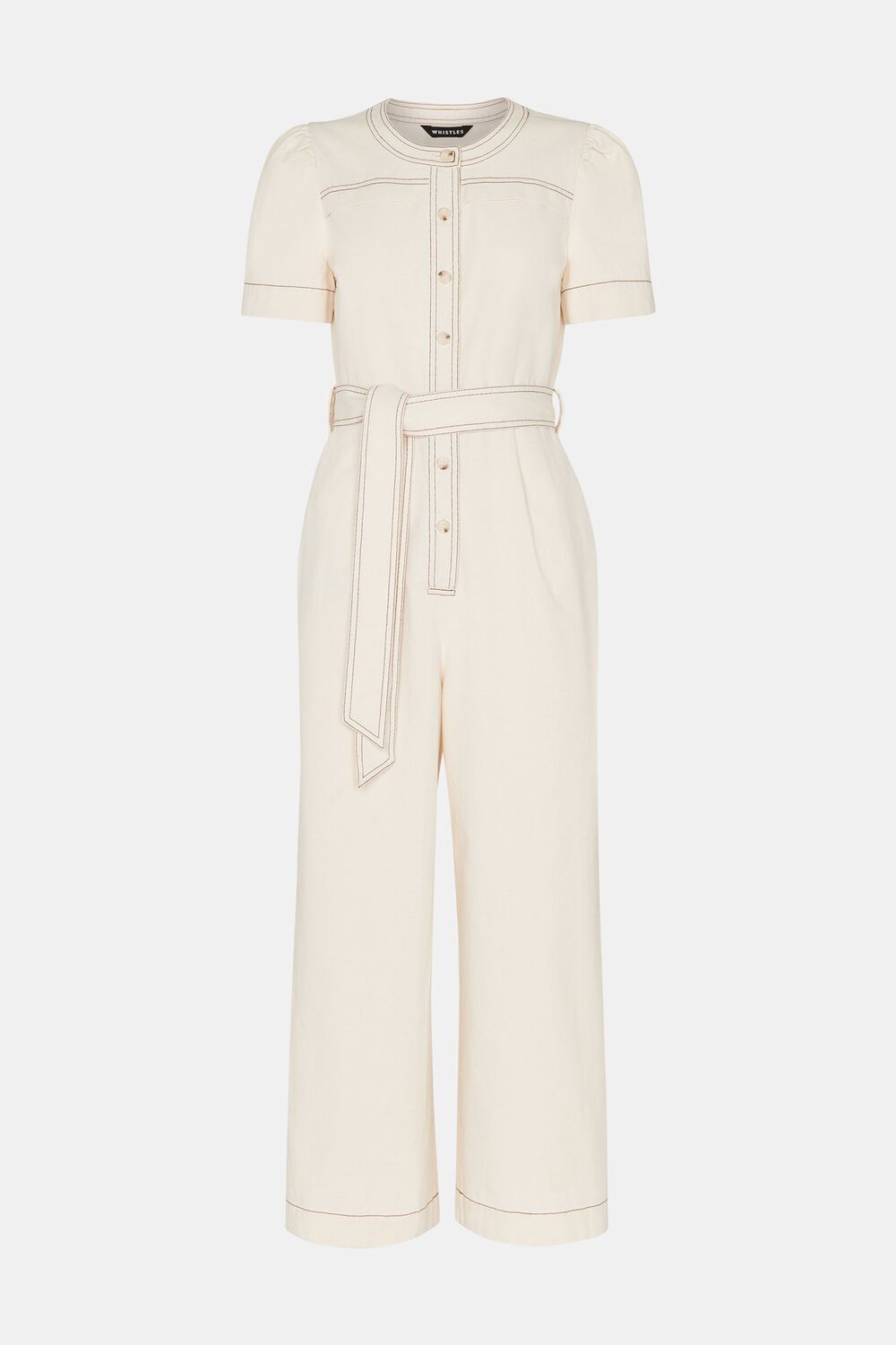 Petite Alana Denim Jumpsuit
