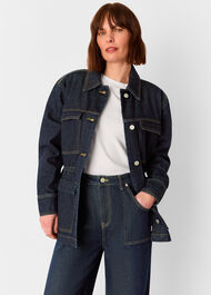 Drawstring Waist Jacket
