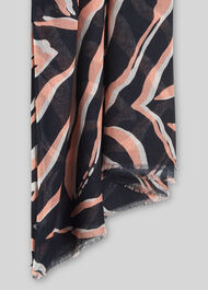 Lily and Lionel Zebra Scarf Black/Multi