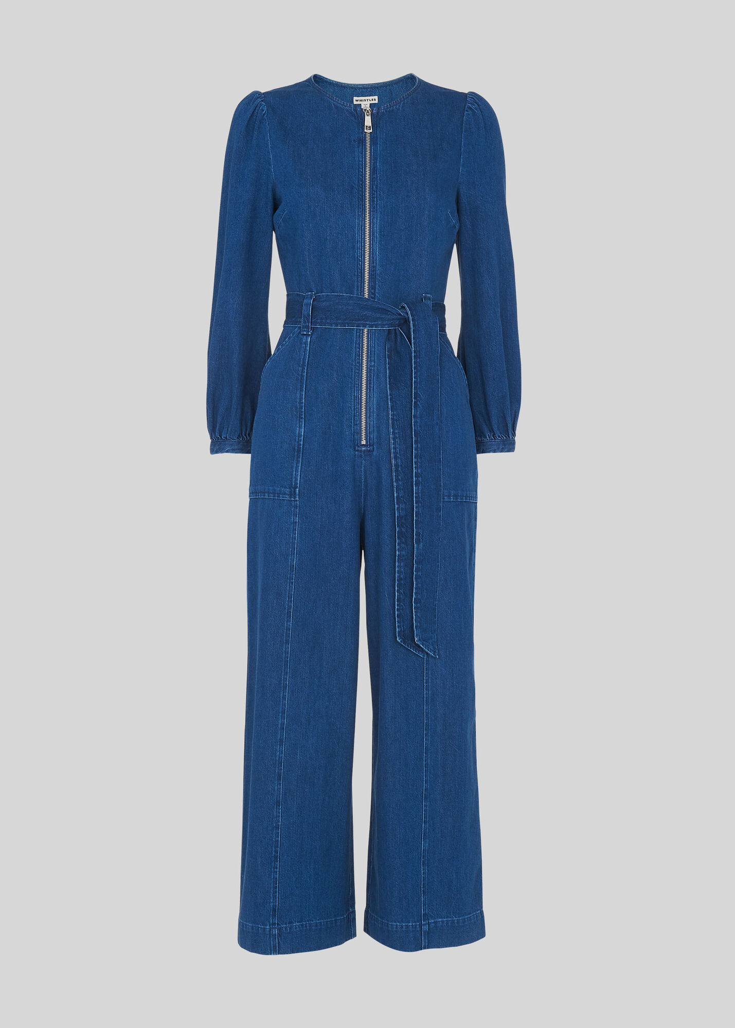Denim Estelle Denim Jumpsuit WHISTLES