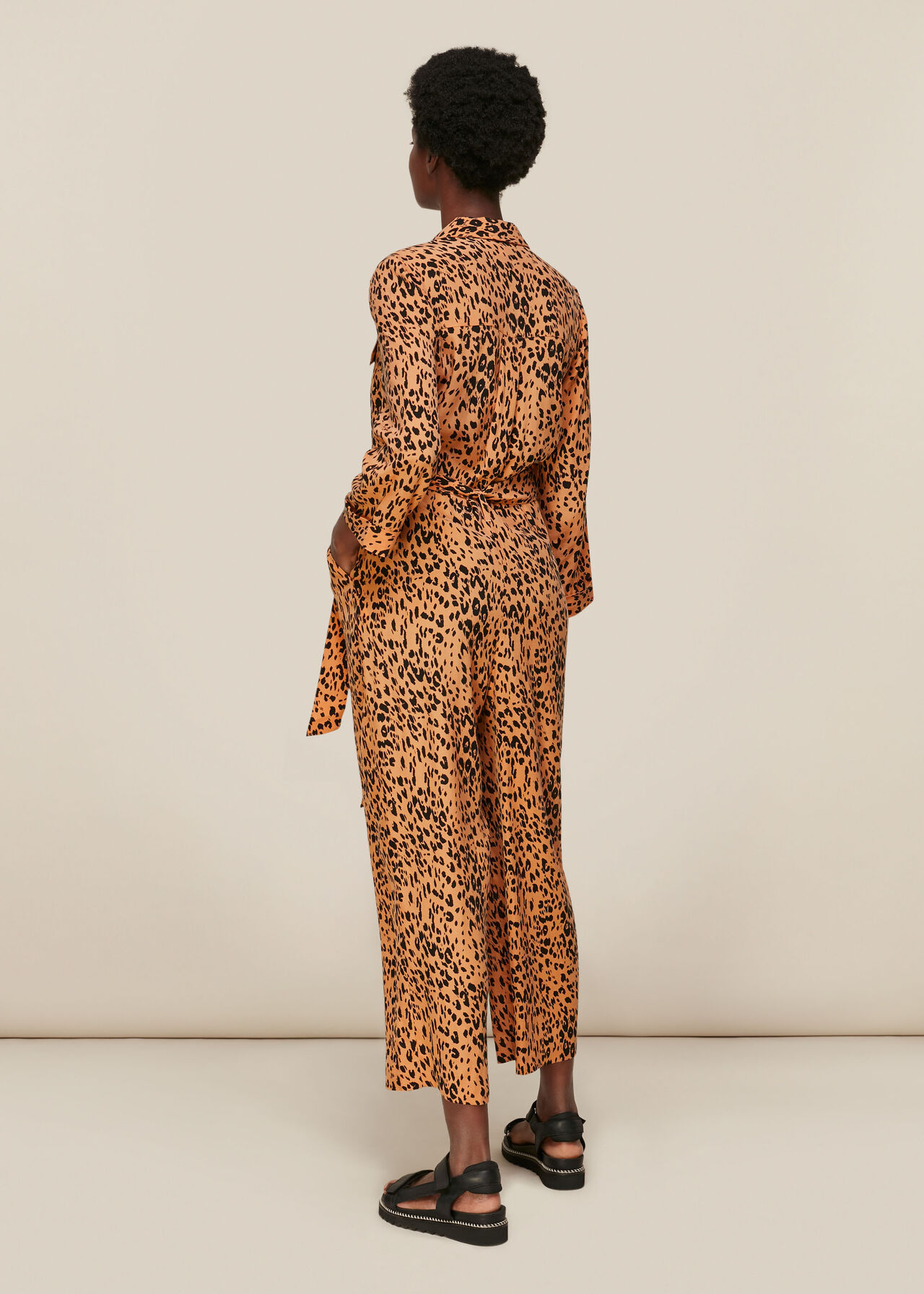 Safari Print Jumpsuit