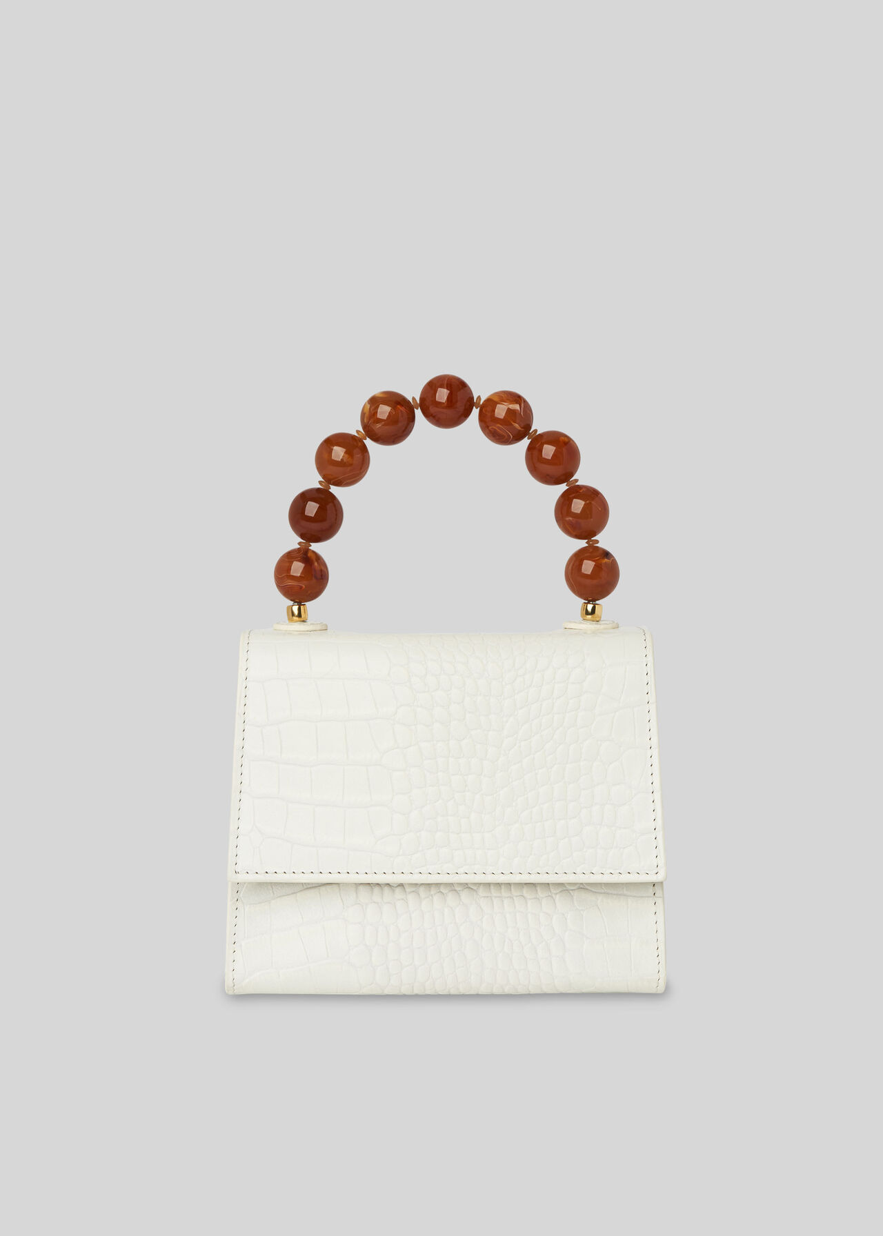 Albi Resin Handle Bag White