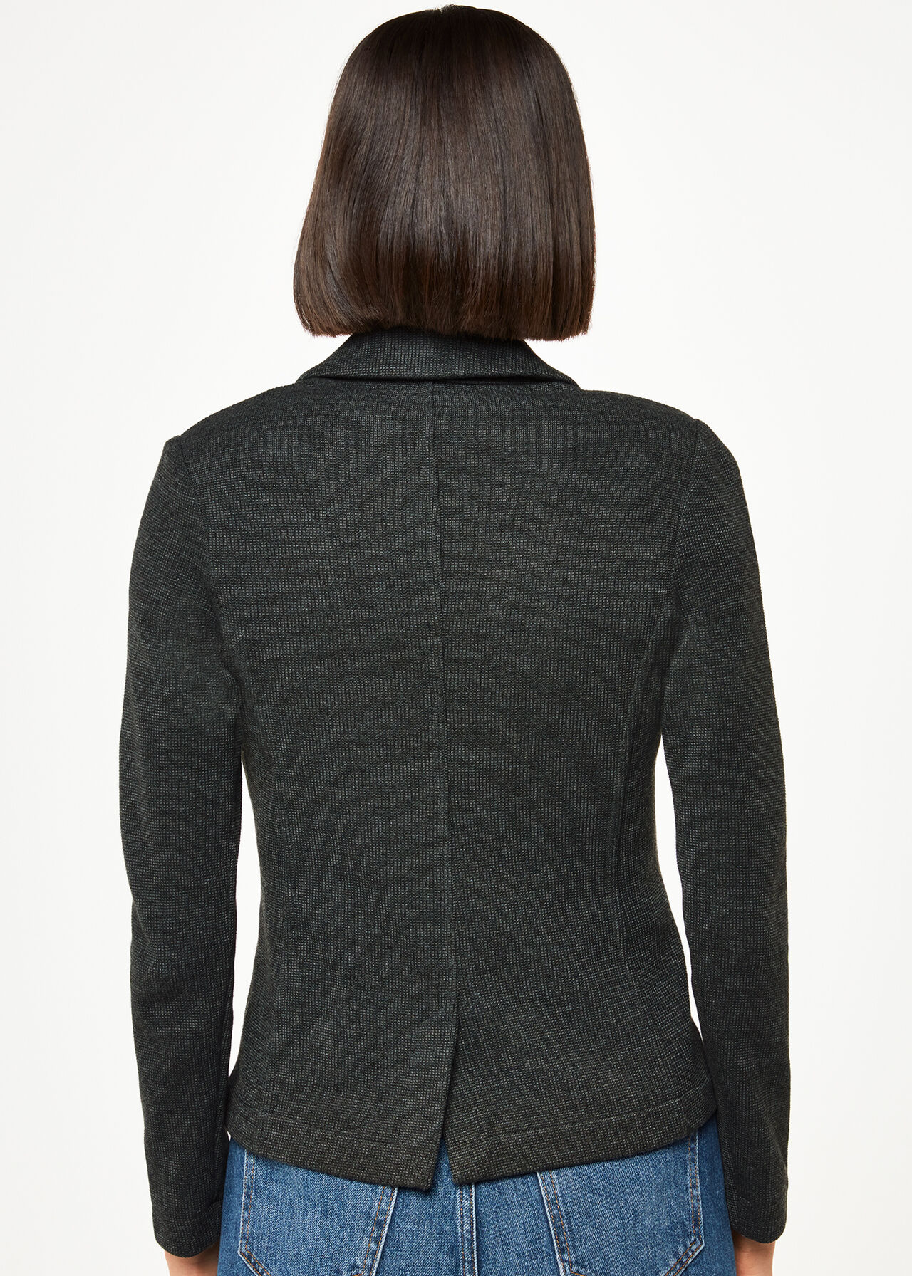 Slim Jersey Jacket Dark Grey