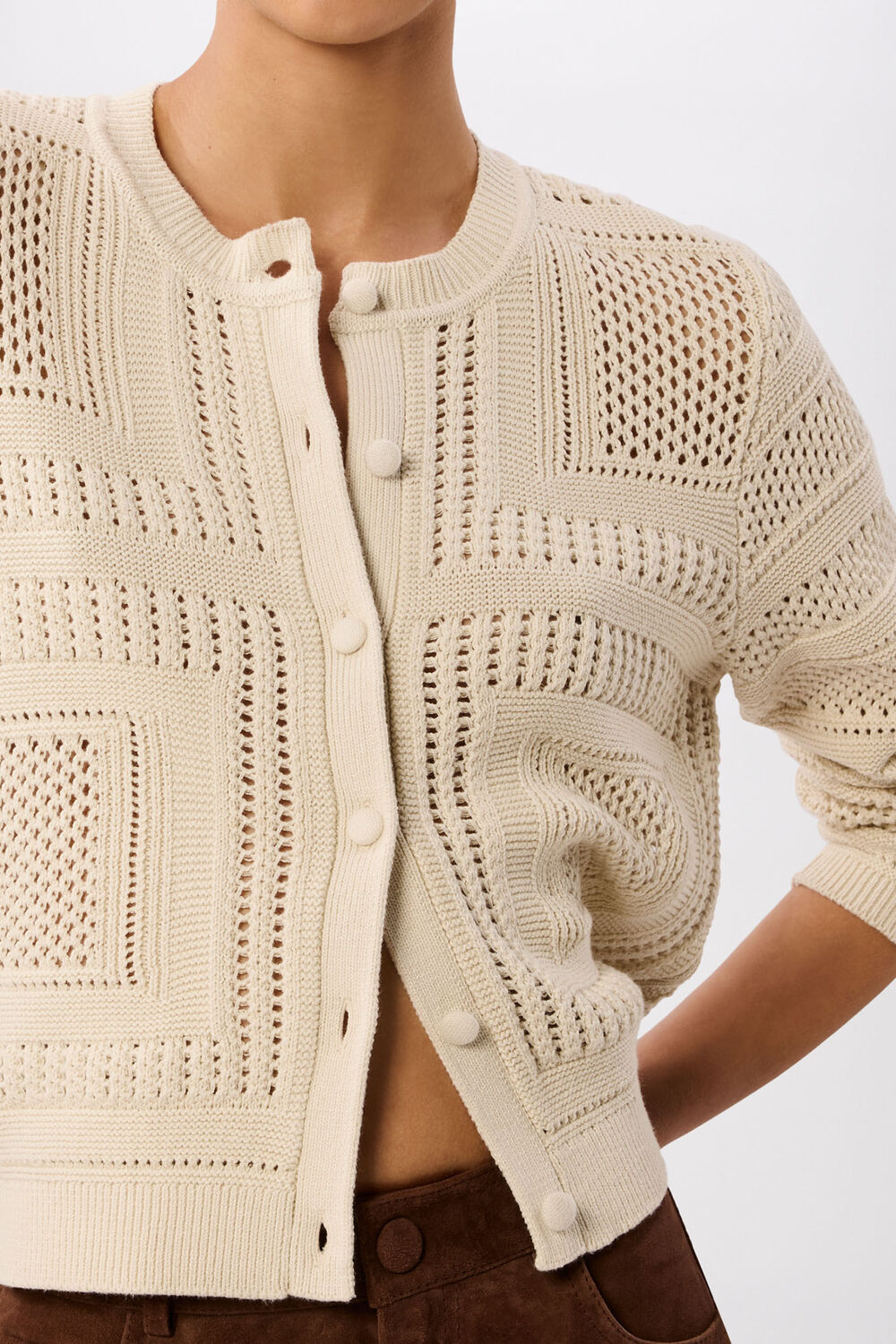 Crochet Detail Cardigan