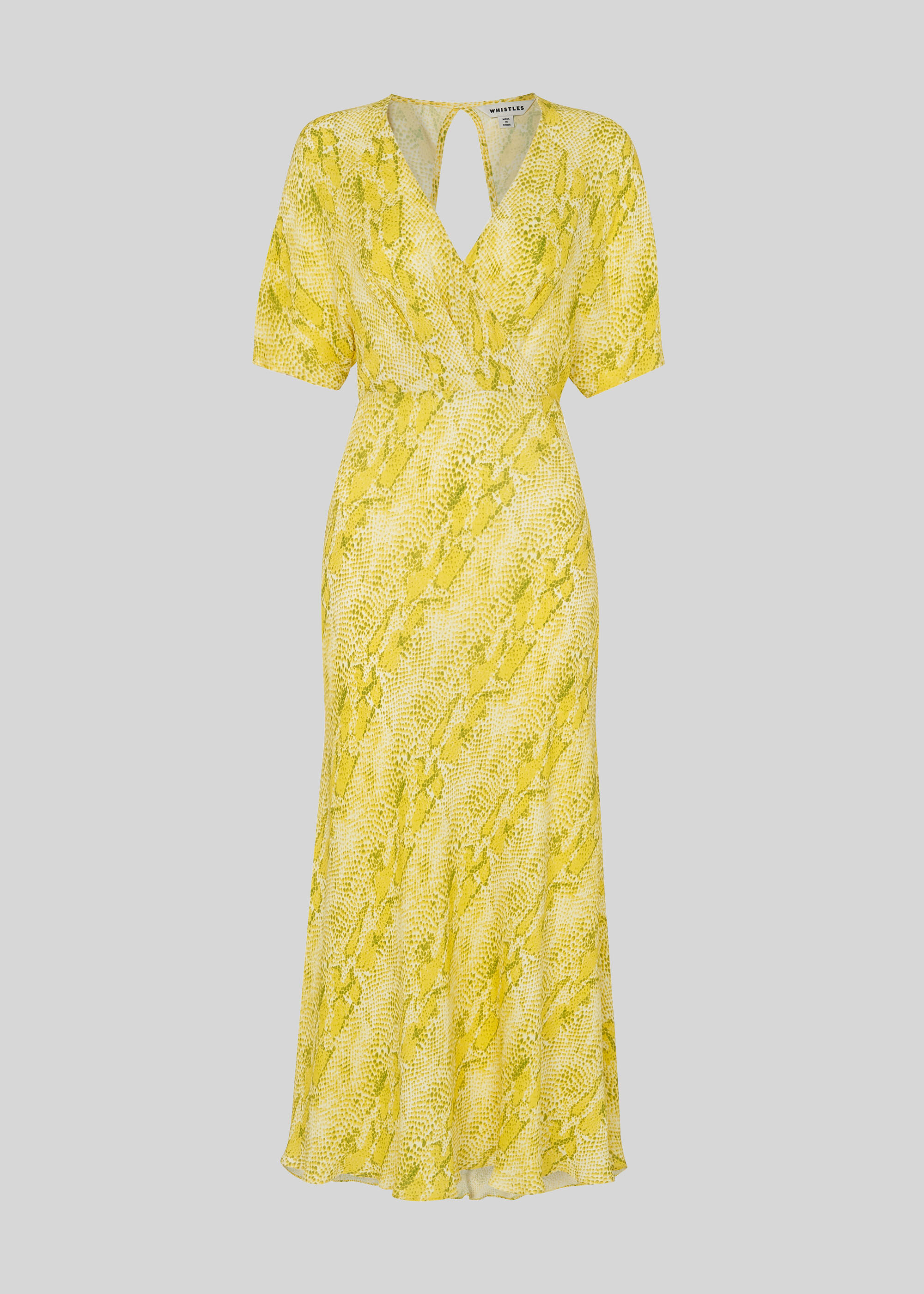 Whistles python 2025 print midi dress