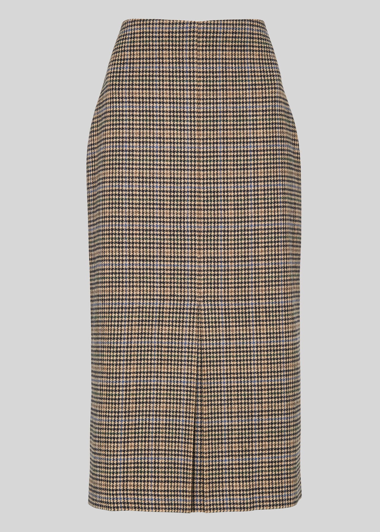 Houndstooth Pencil Skirt Multicolour