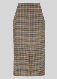 Houndstooth Pencil Skirt Multicolour