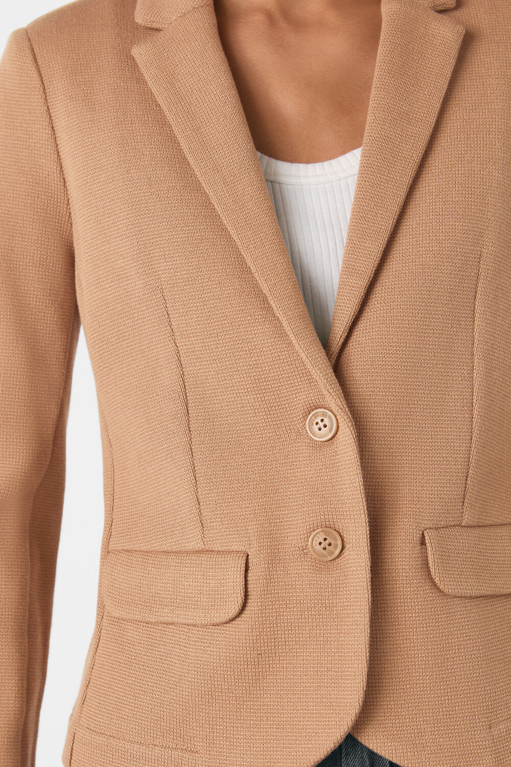 Neutral Slim Jersey Jacket