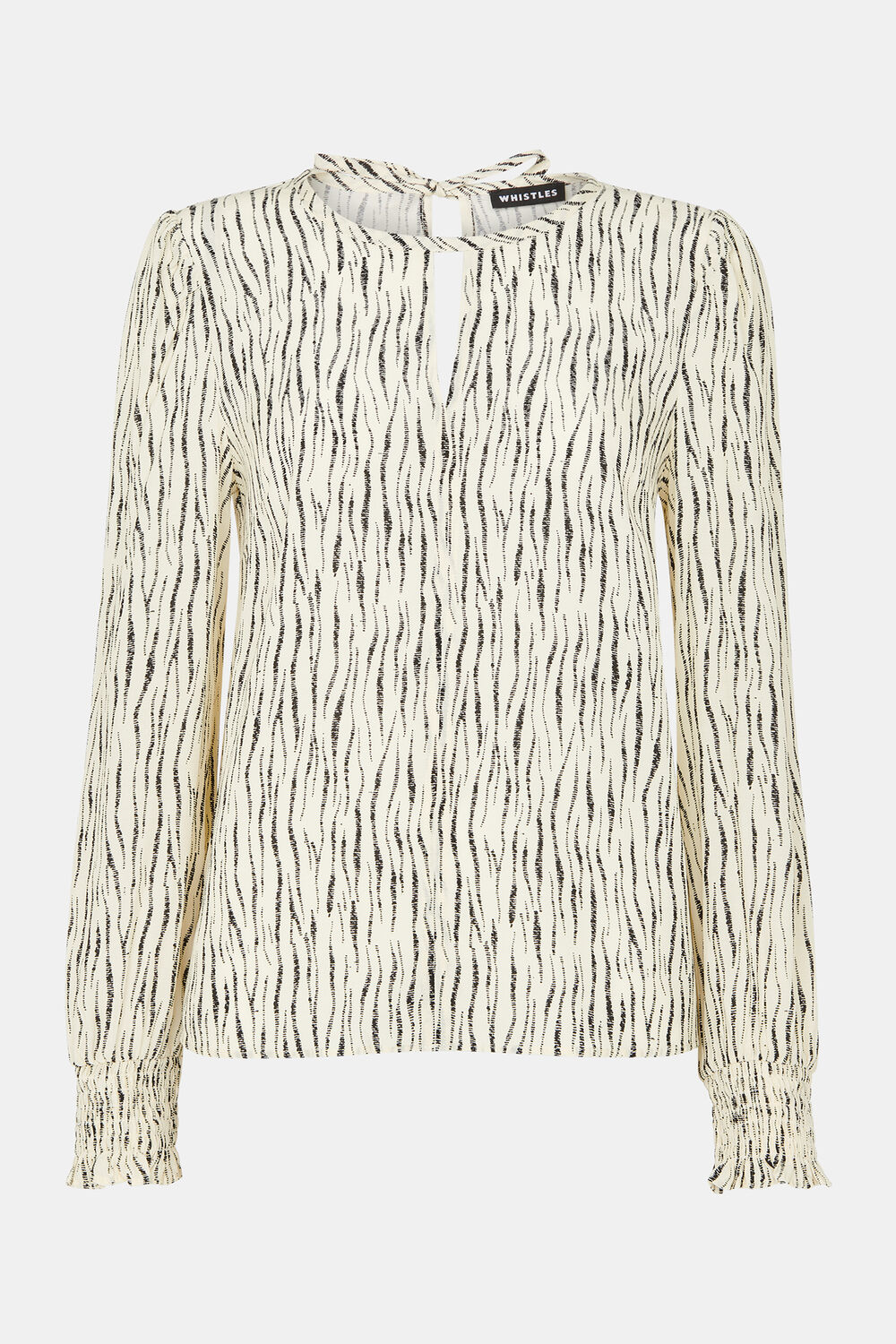 Shibori Stripe Detail Blouse
