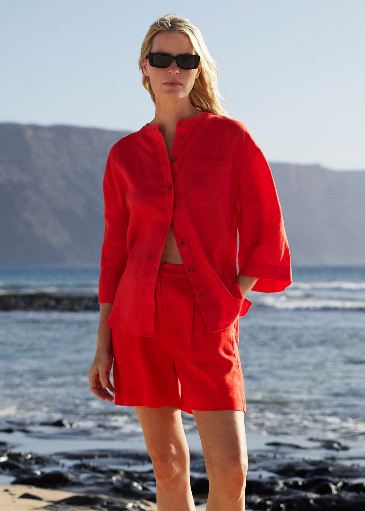 Tara Formal Linen Short