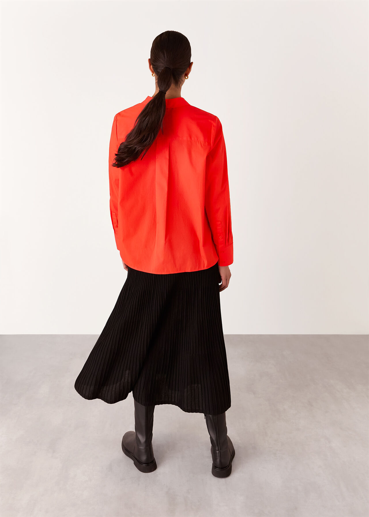 Boxy Cotton Shirt