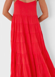 Cotton Tiered Maxi Sun Dress