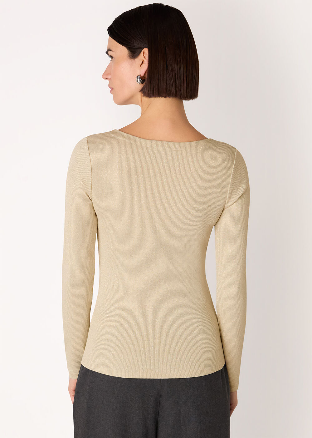Sparkle Rib Jersey Top