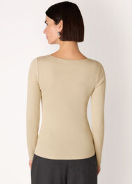 Sparkle Rib Jersey Top
