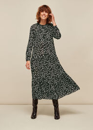 Daisy Spot Trapeze Dress