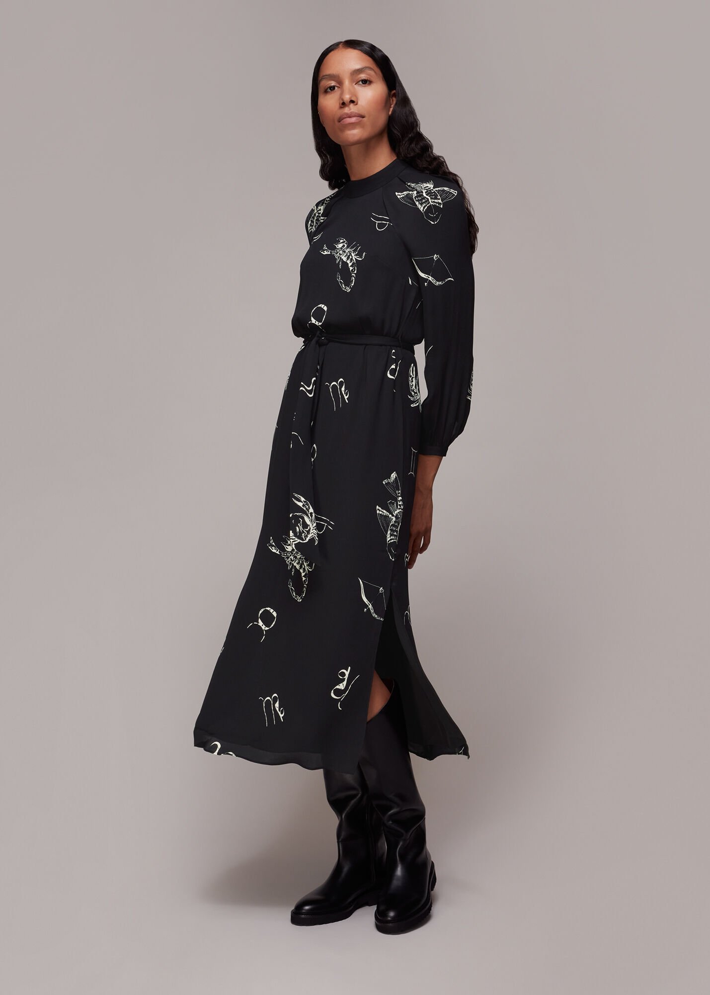 Zodiac outlet print dress