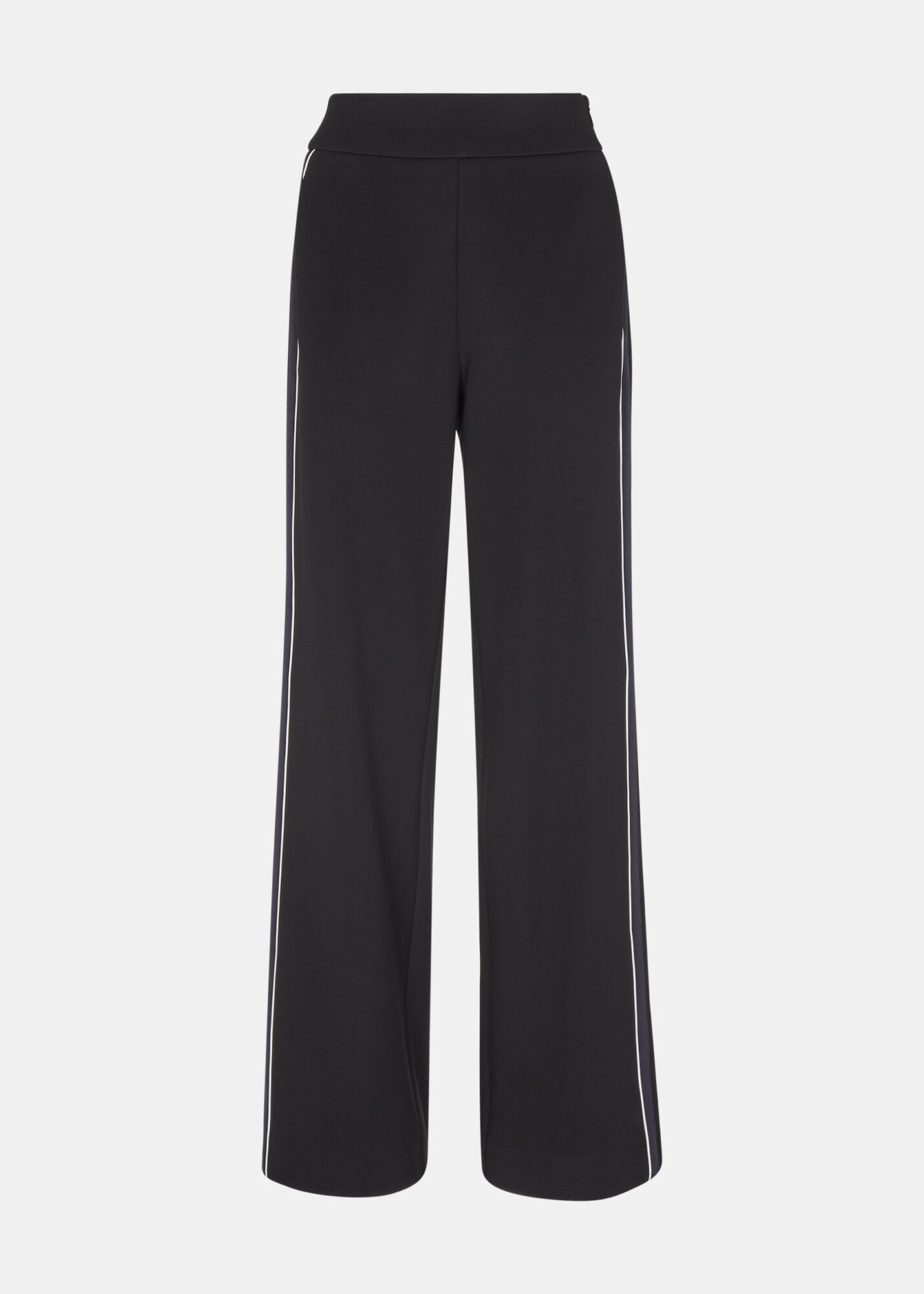 Side stripe black pants shop