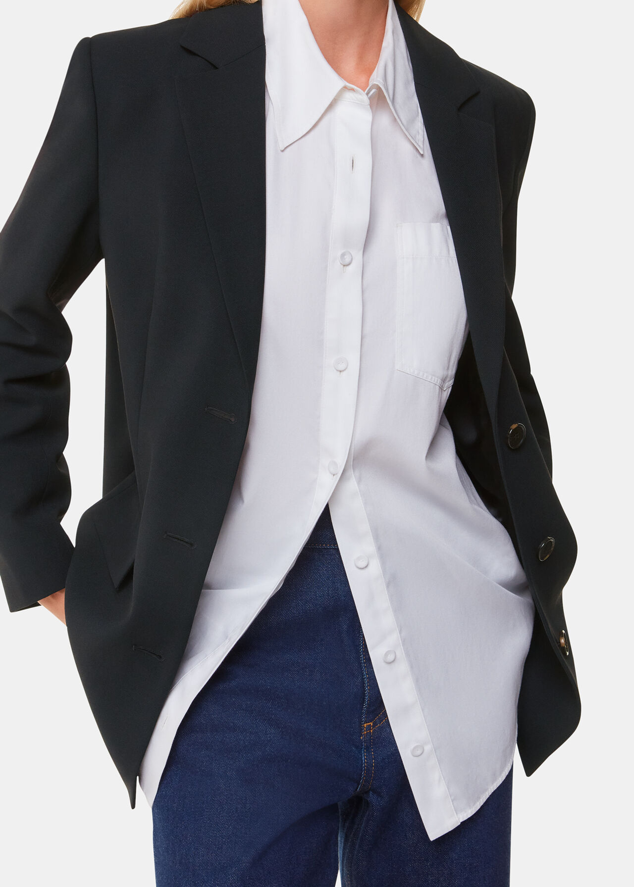 Amelie Wool Blend Blazer