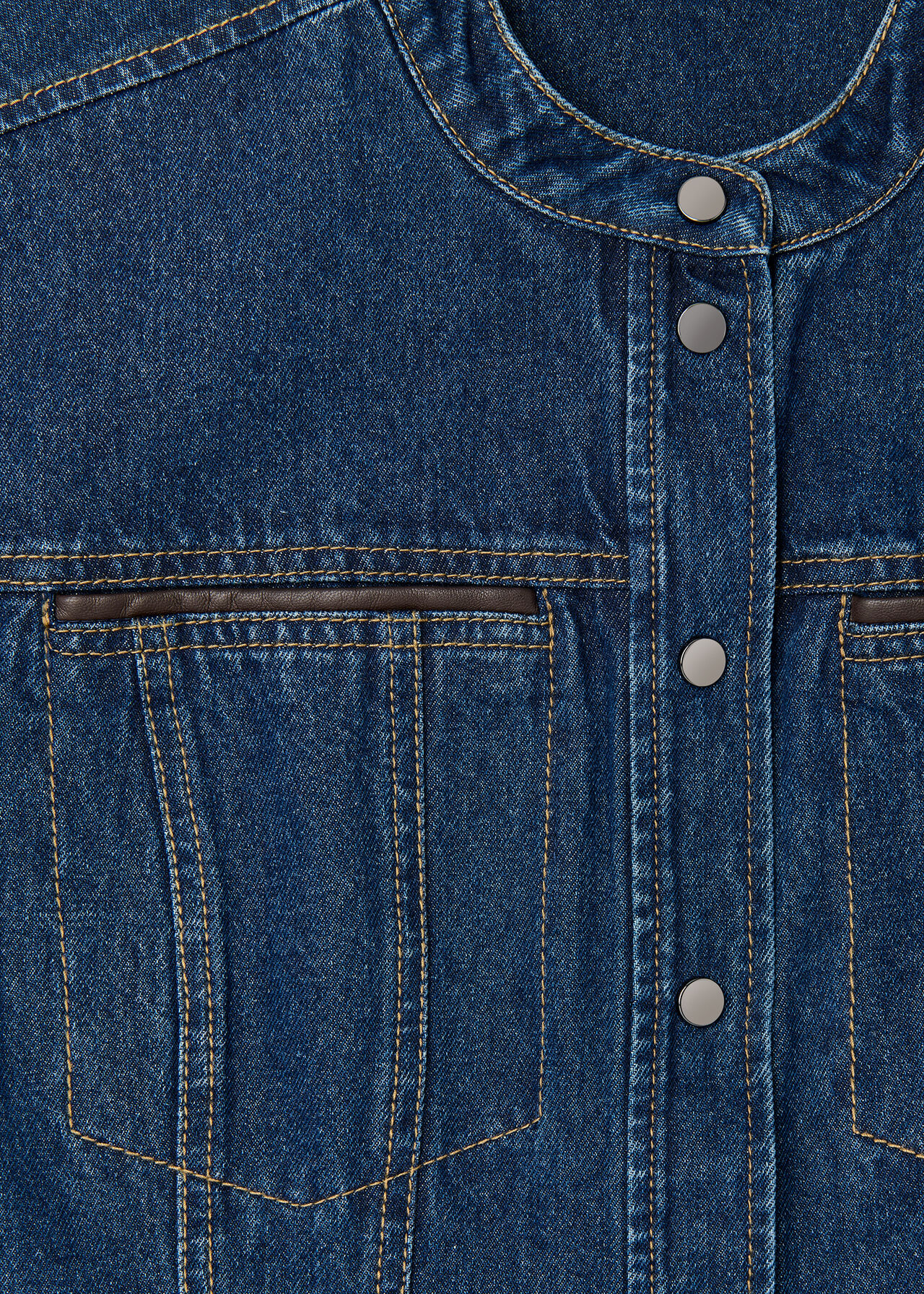 Myra Denim Midi Dress