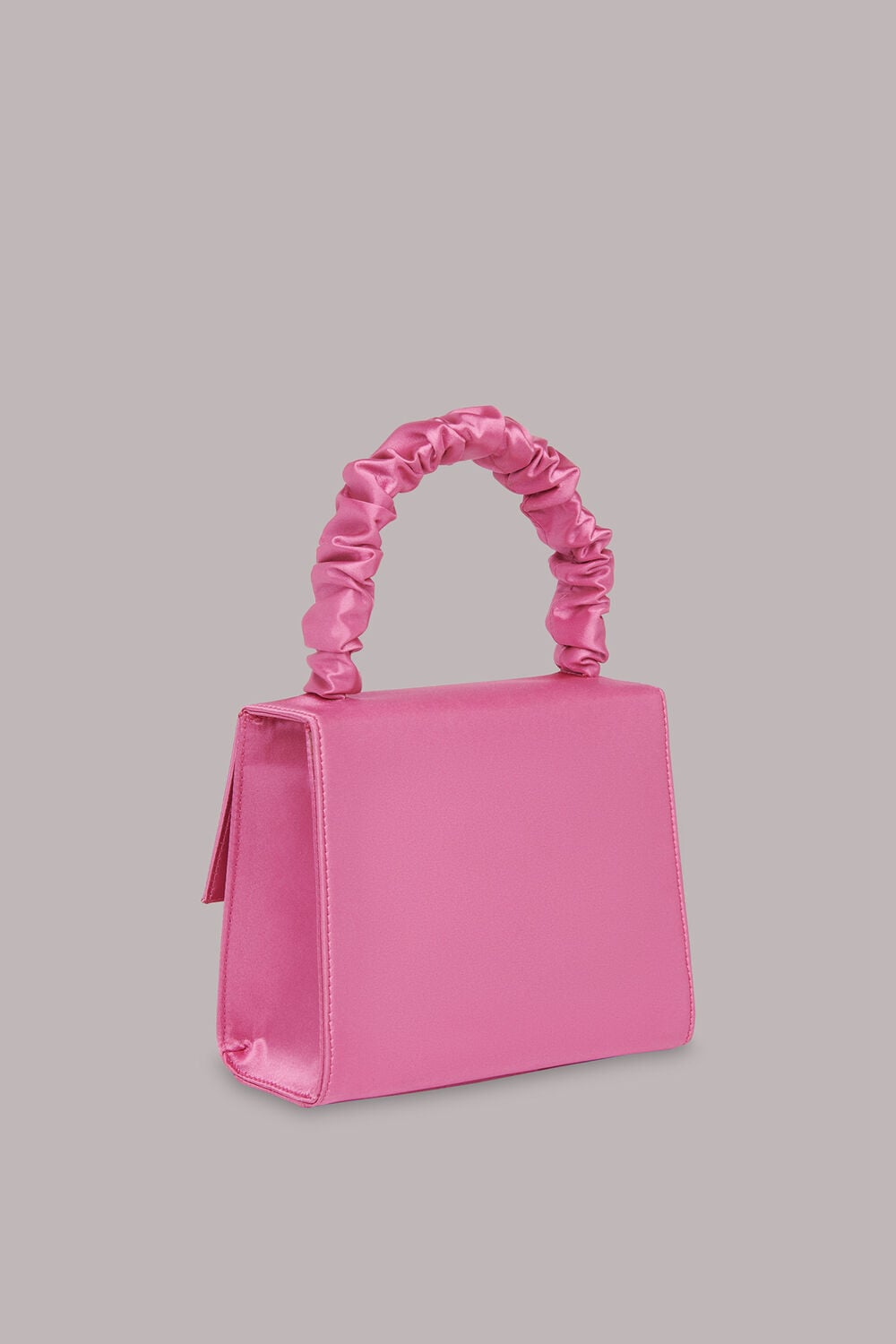 Payton Satin Top Handle Bag