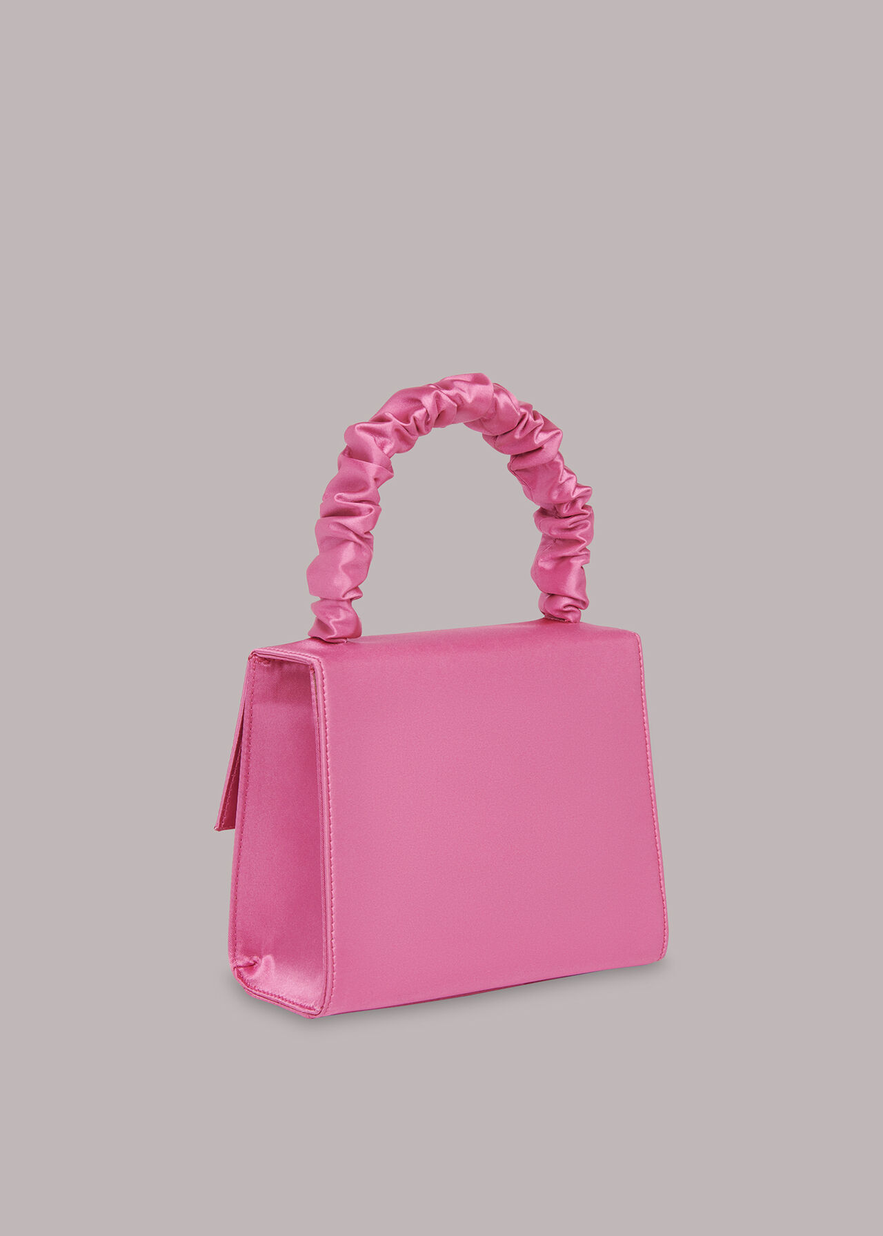Payton Satin Top Handle Bag