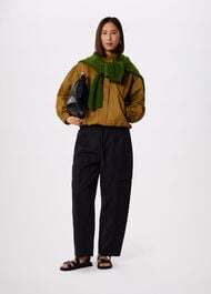 Utility Cotton Barrel Trouser