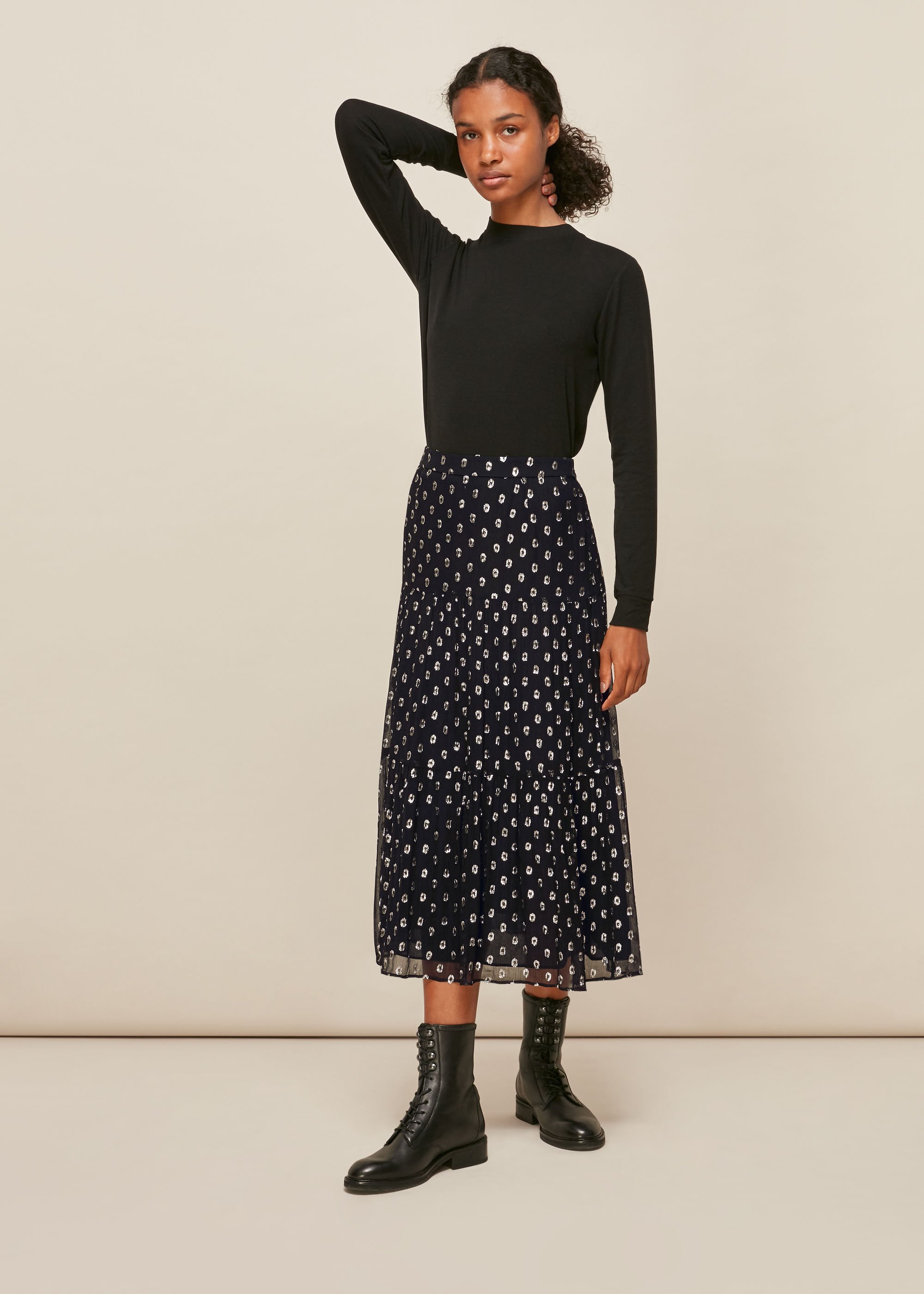 Silver colour skirt hotsell