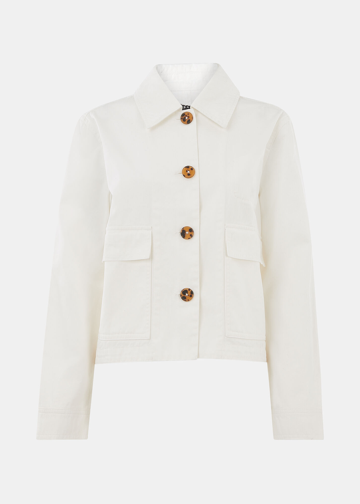 Casual white jacket best sale