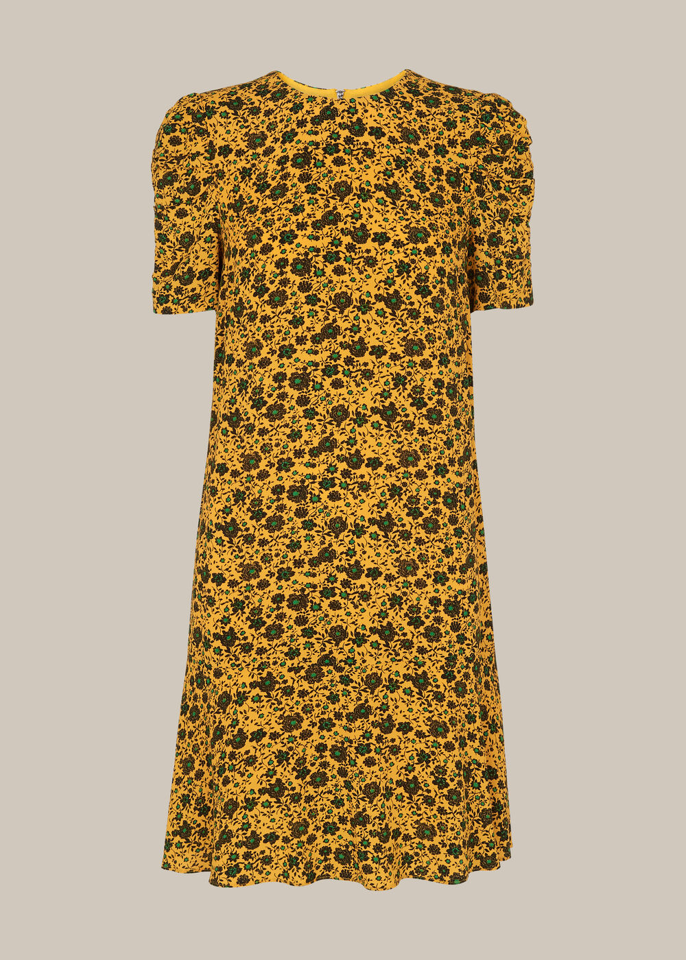 Trailing Daisy Georgina Dress Yellow/Multi