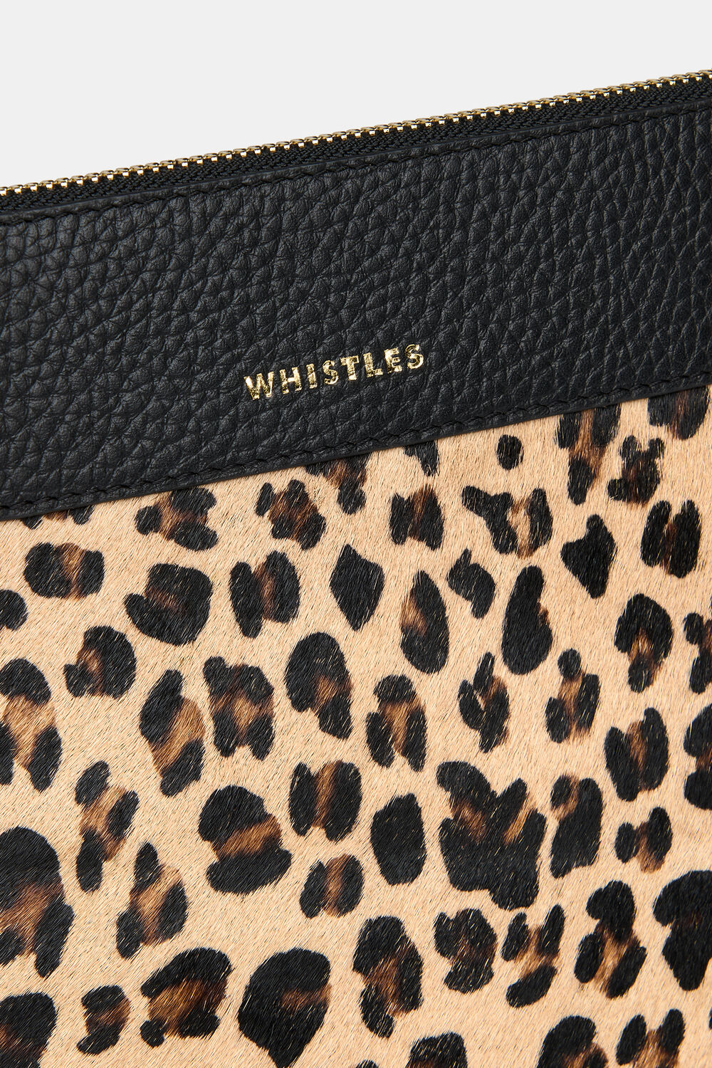 Leopard Panel Clutch