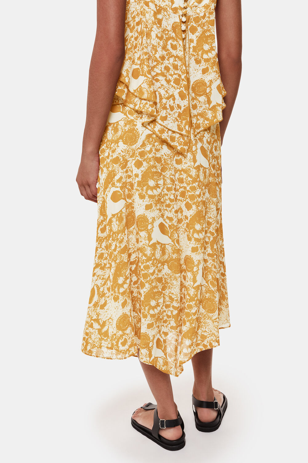 Seashore Print Skirt